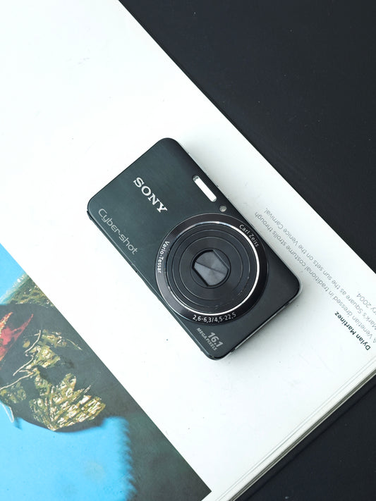 Used Sony Cyber Shot DSC-W630 black Digital Camera [JPN only No charger]