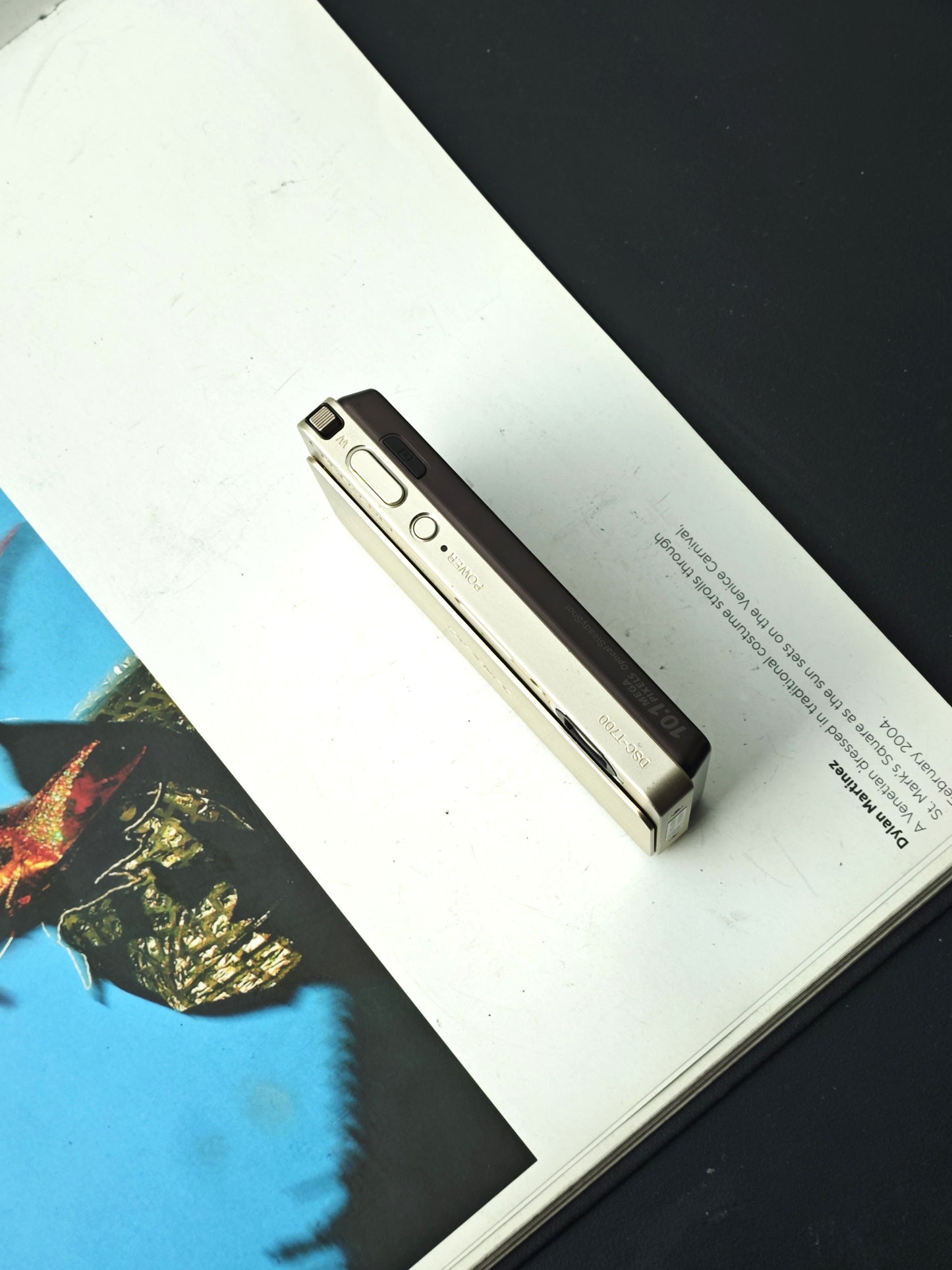 Used Sony Cyber-Shot DSC-T700 gold Digital Camera [JPN only, with box]