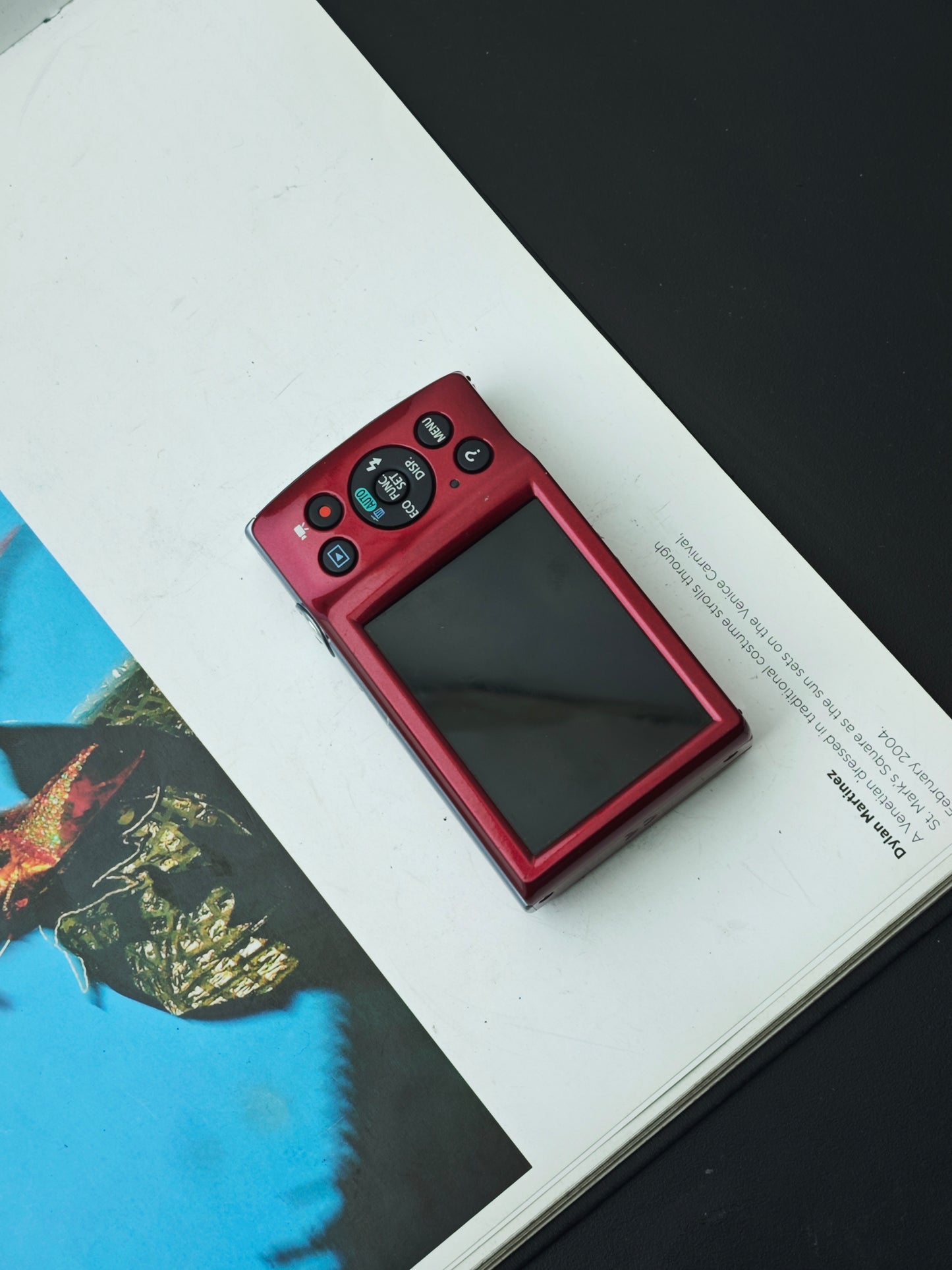 Used Canon IXY 120 red Digital Camera [with box]