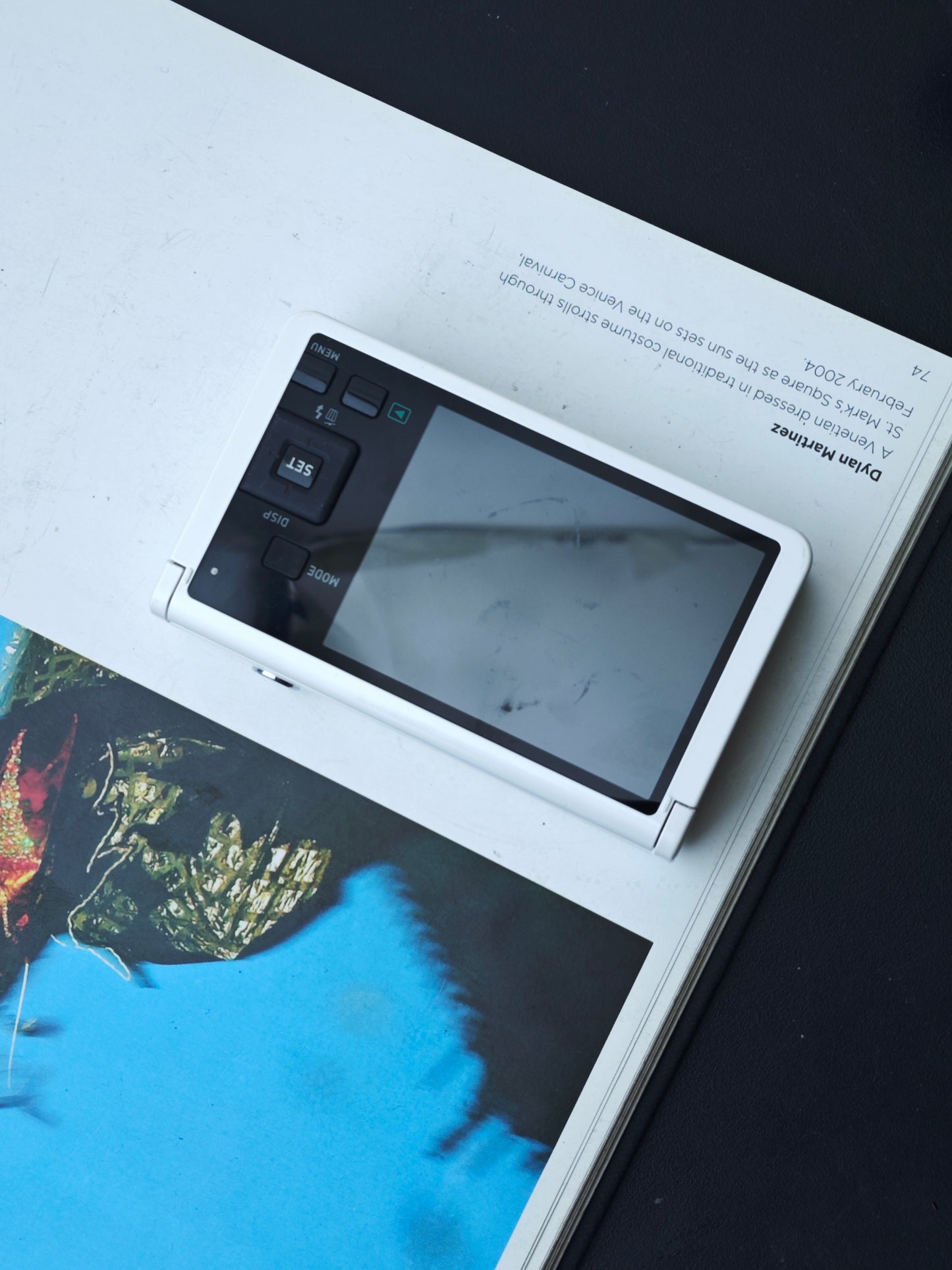 Used Casio EXILIM EX-ZR50 white Digital Camera [No charger]