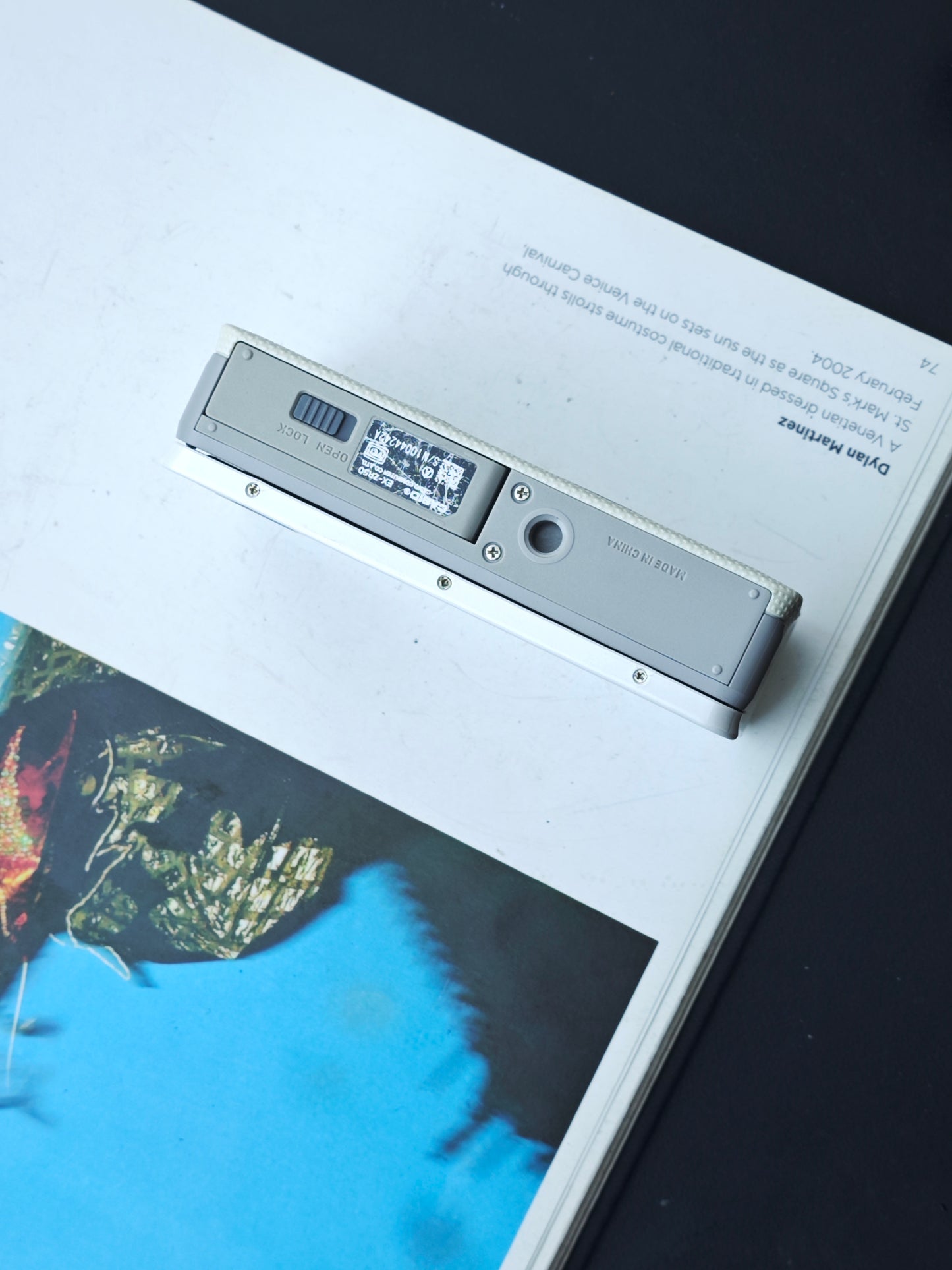 Used Casio EXILIM EX-ZR50 white Digital Camera [No charger]