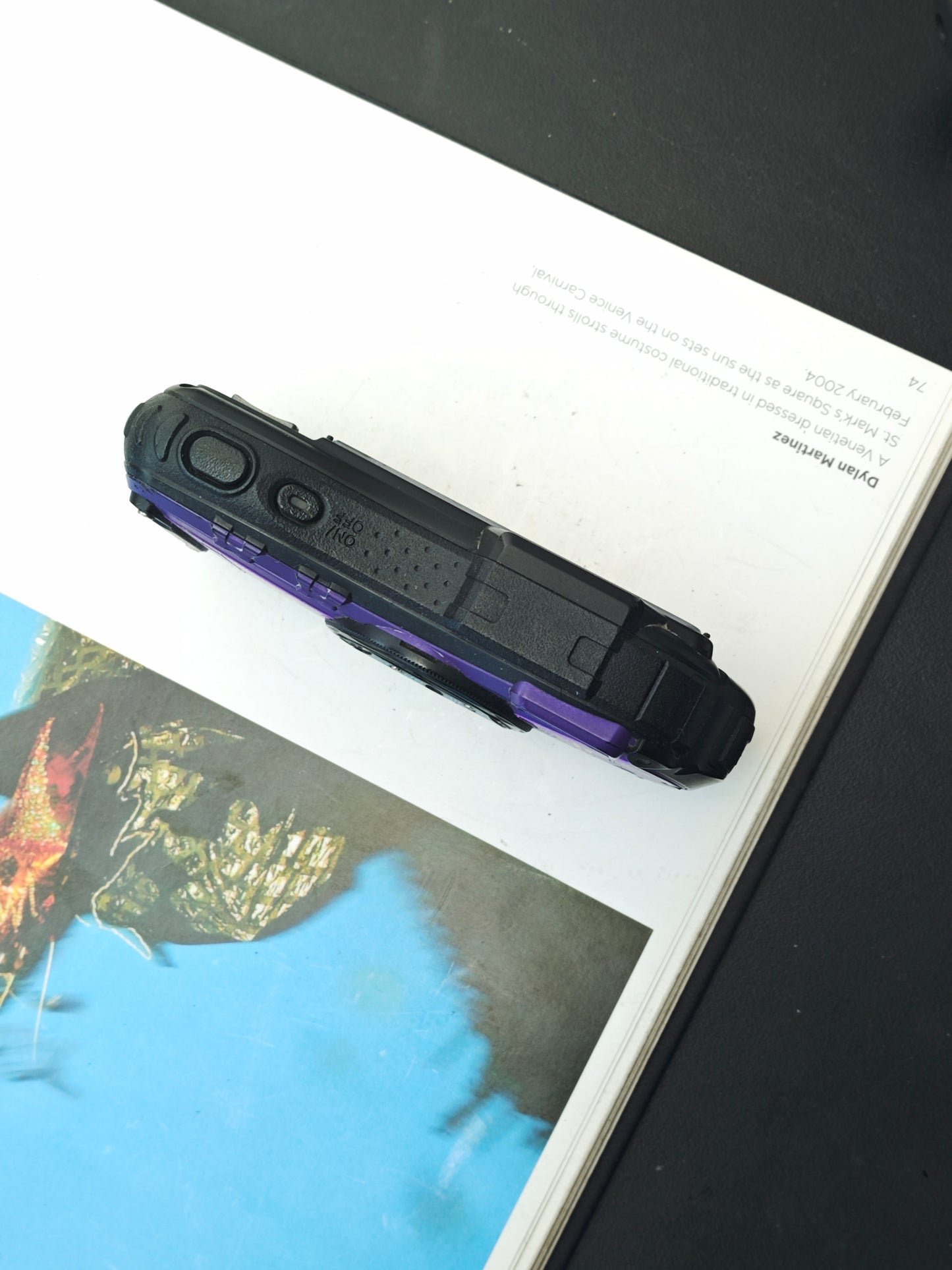 Used Pentax Optio WG-1 purple Digital Camera [No charger] #8211438