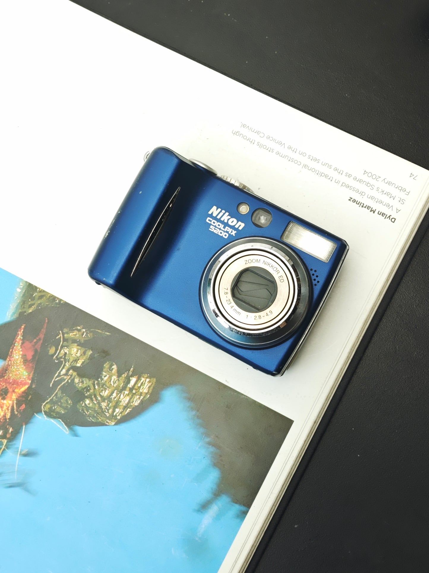 Used Nikon Coolpix 5200 blue Digital Camera