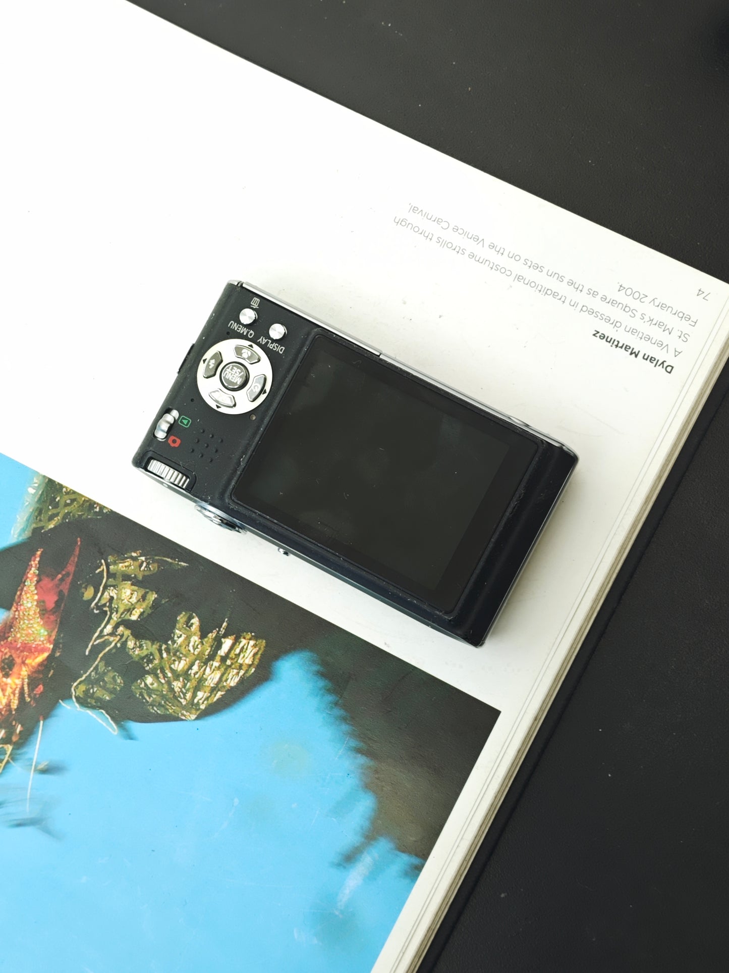 Used Panasonic Lumix DMC-FX35 black Digital Camera [JPN only, No charger]