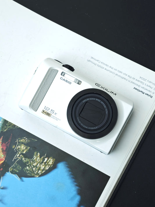 Used Casio EXILIM EX-ZR200 white Digital Camera