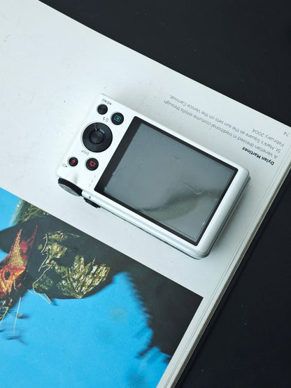 Used Casio EXILIM EX-ZR200 white Digital Camera