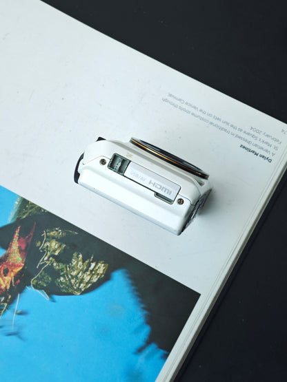 Used Casio EXILIM EX-ZR200 white Digital Camera