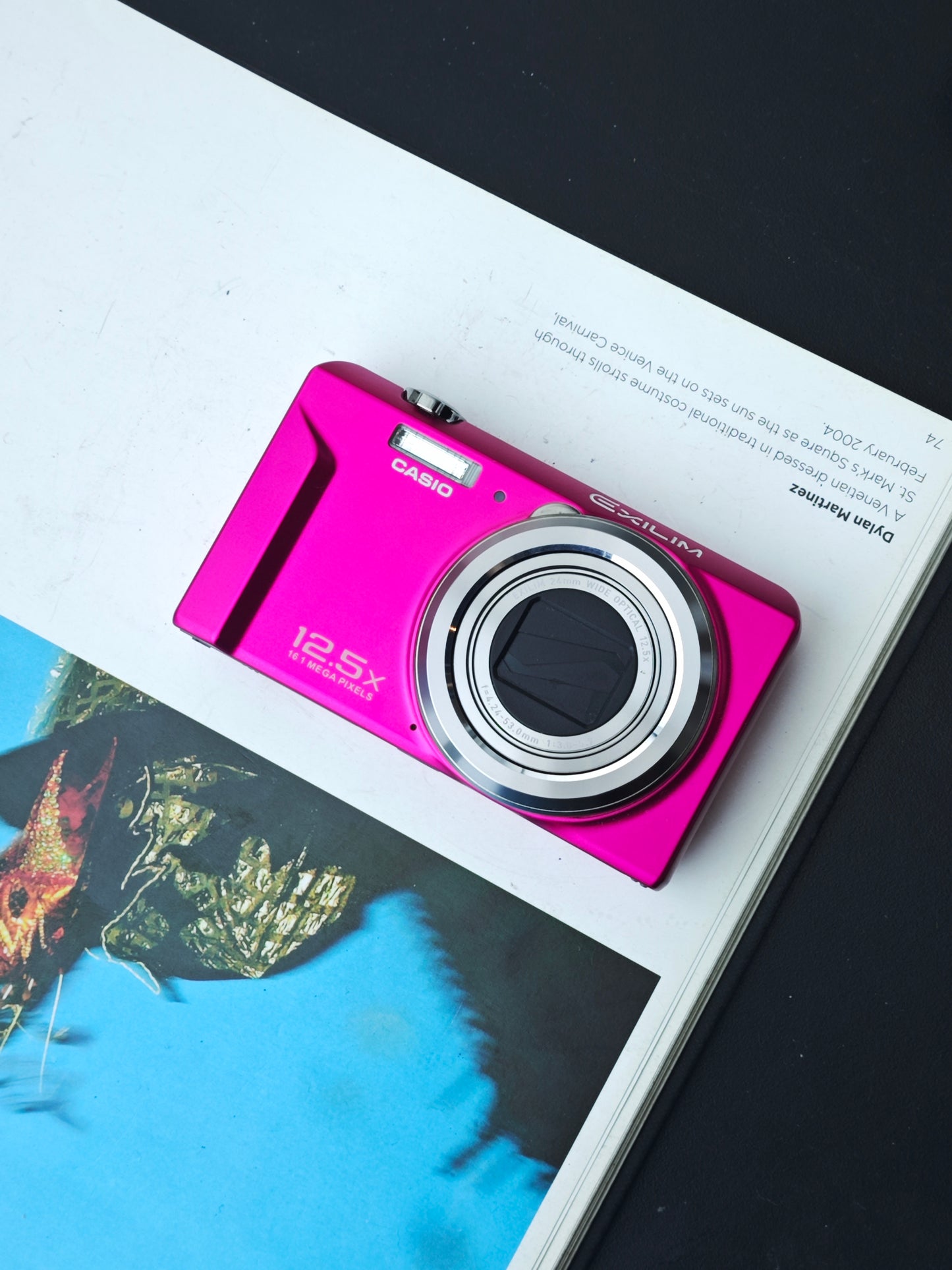 Used Casio EXILIM EX-ZS150 pink Digital Camera [No charger]