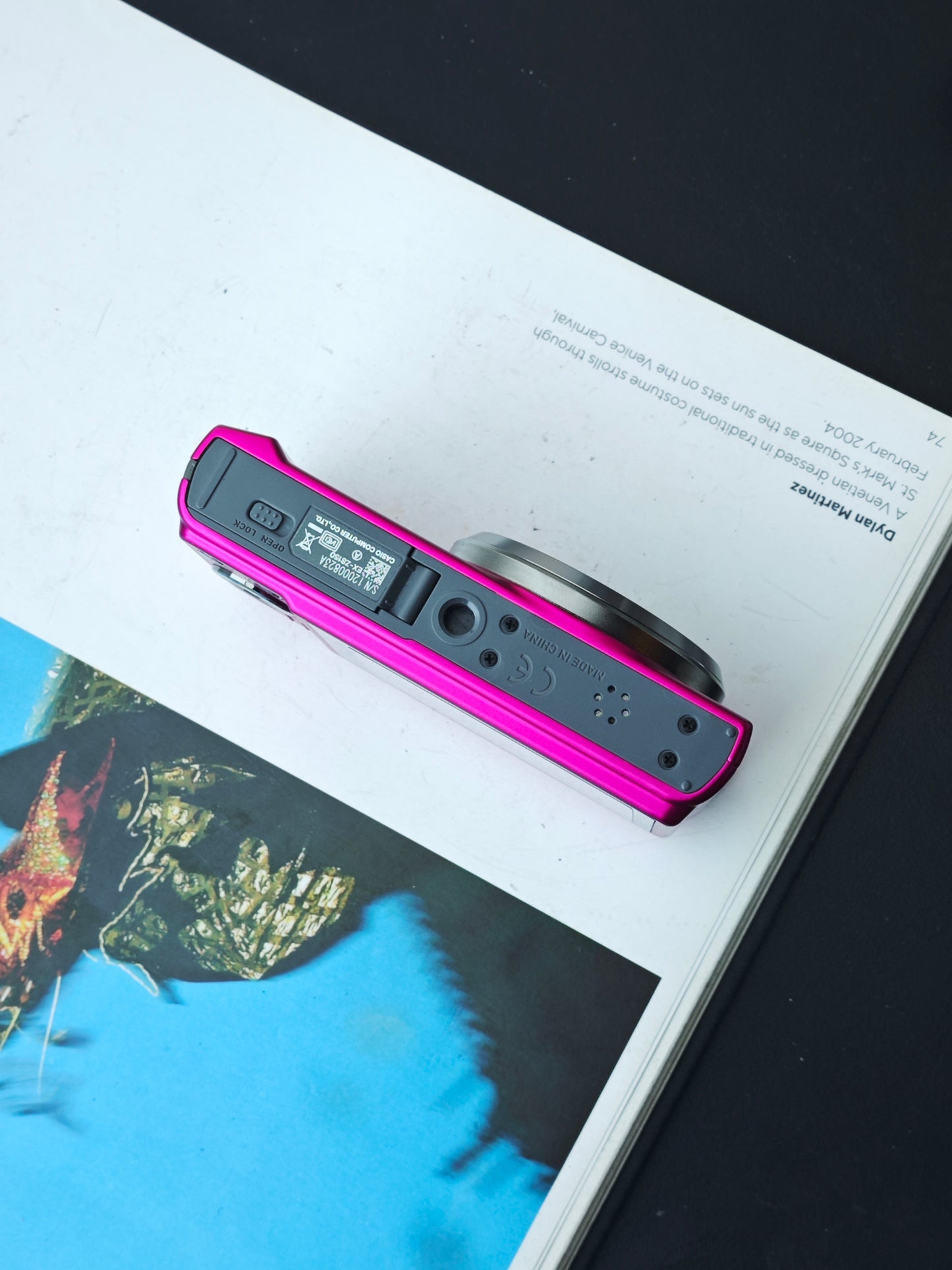 Used Casio EXILIM EX-ZS150 pink Digital Camera [No charger]