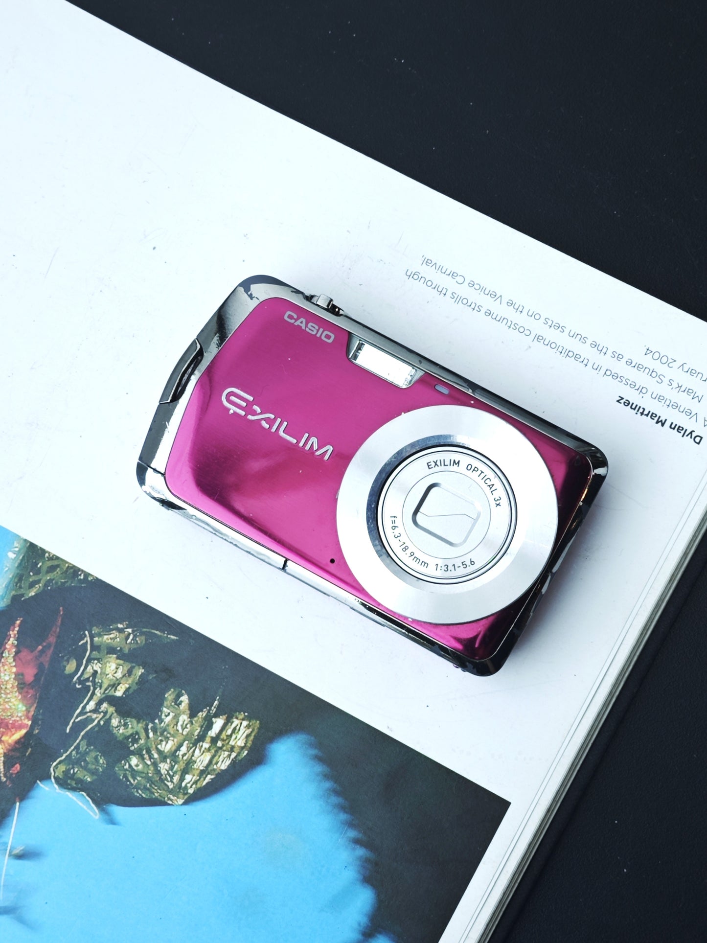 Used Casio EXILIM EX-Z1 purple Digital Camera [No charger]