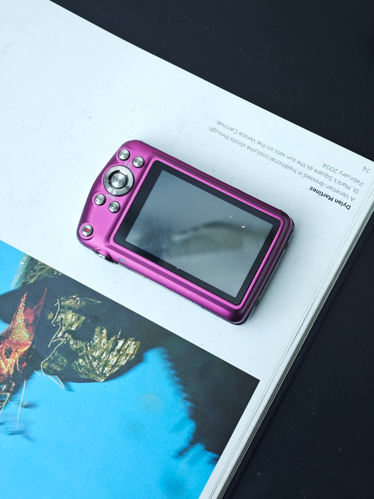 Used Casio EXILIM EX-Z1 purple Digital Camera [No charger]