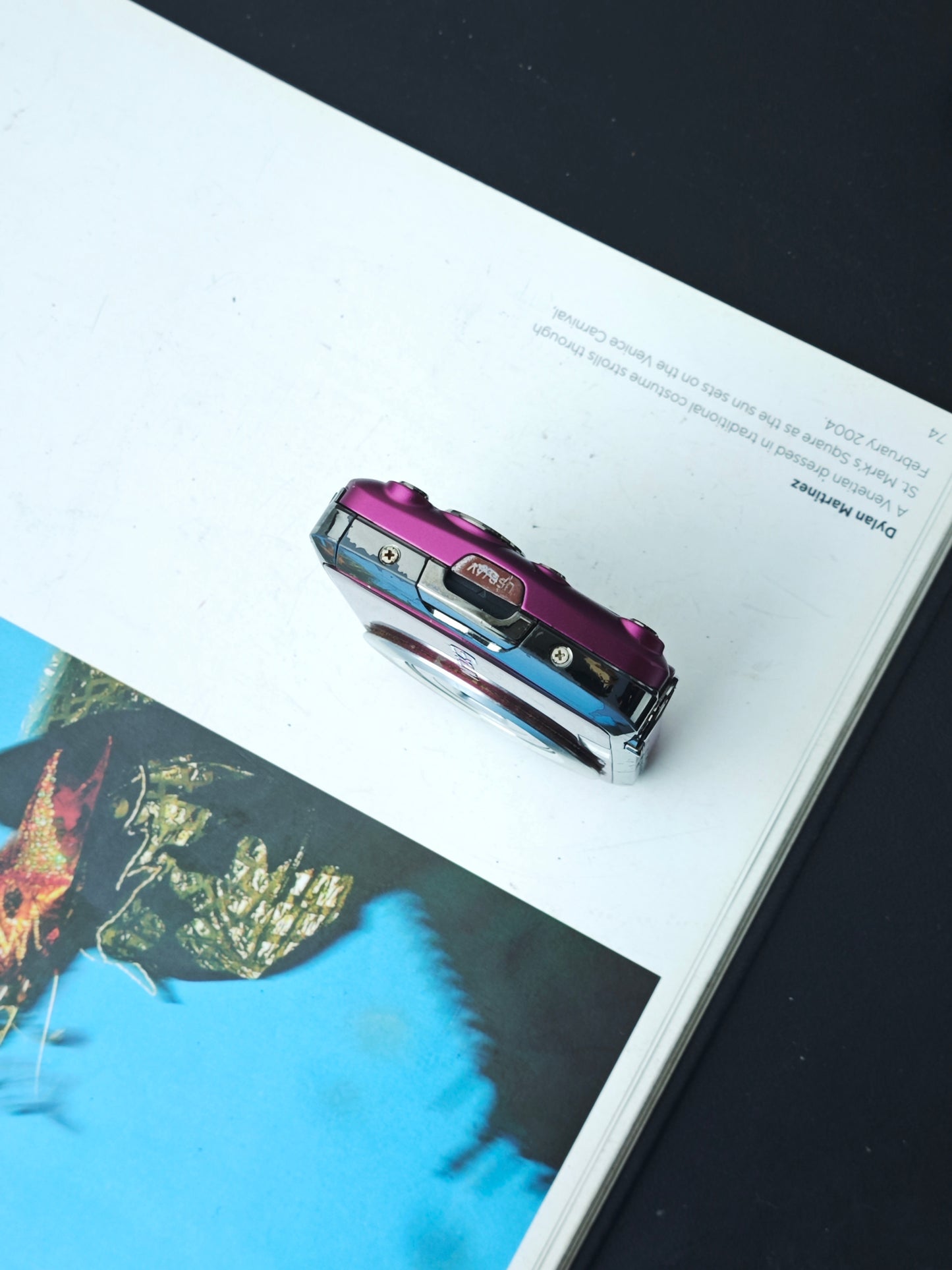 Used Casio EXILIM EX-Z1 purple Digital Camera [No charger]