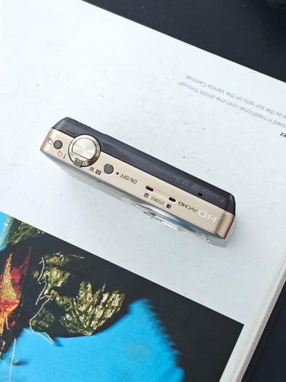 Used Sony Cyber-Shot DSC-WX5 gold Digital Camera [JPN only, with box]