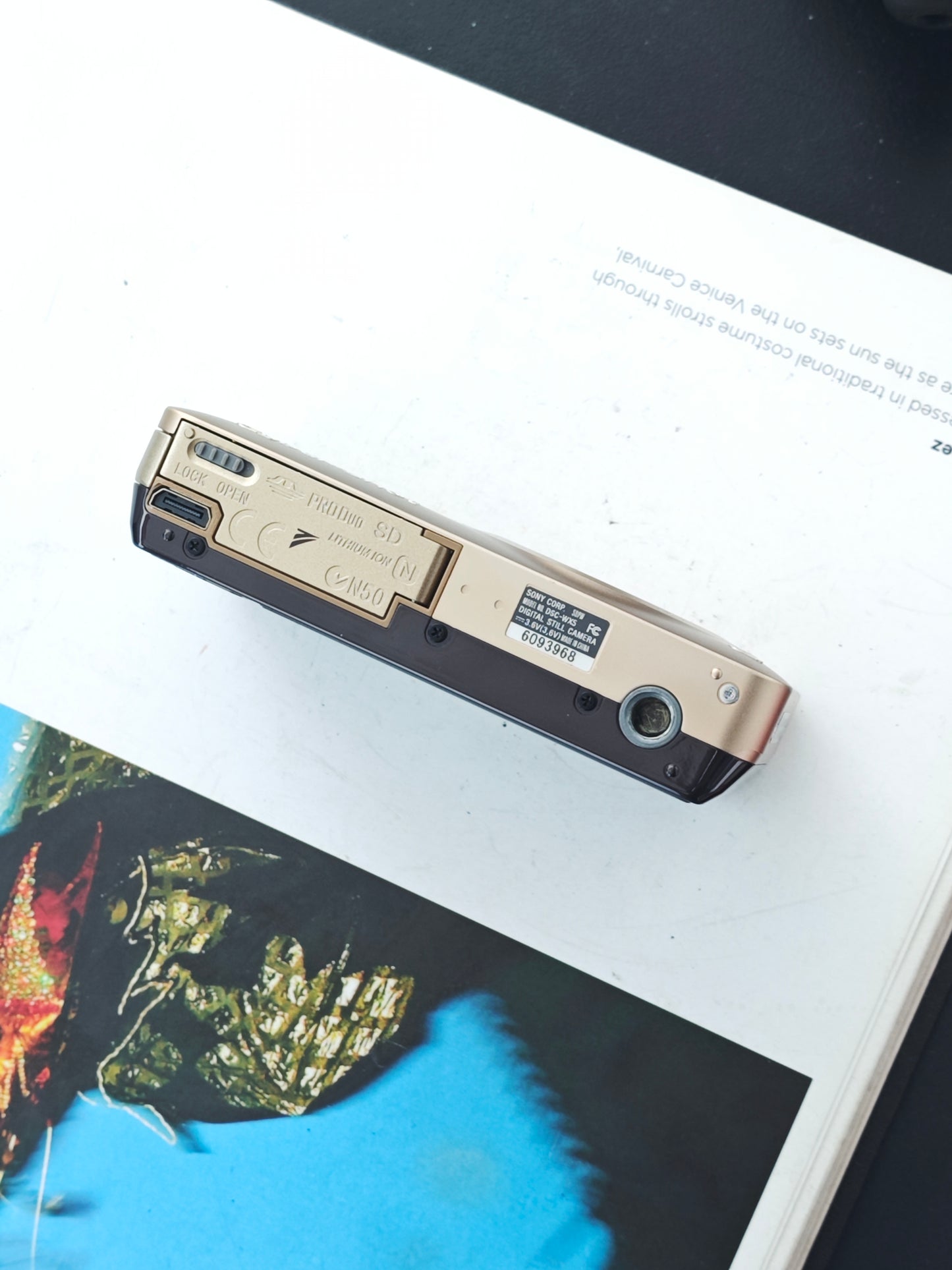 Used Sony Cyber-Shot DSC-WX5 gold Digital Camera [JPN only, with box]