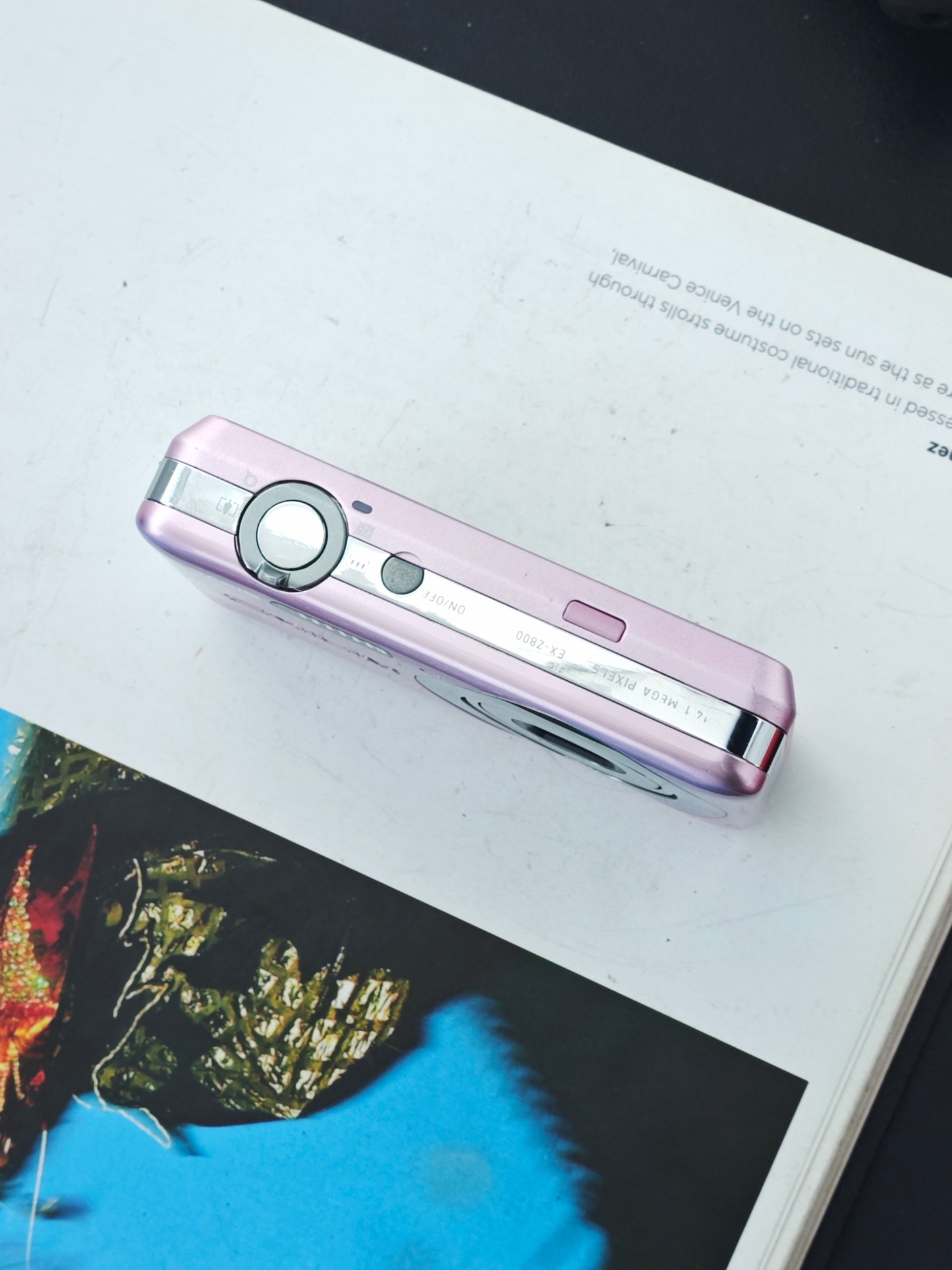 Used Casio EXILIM EX-Z800 pink Digital Camera [No charger] #13019283A