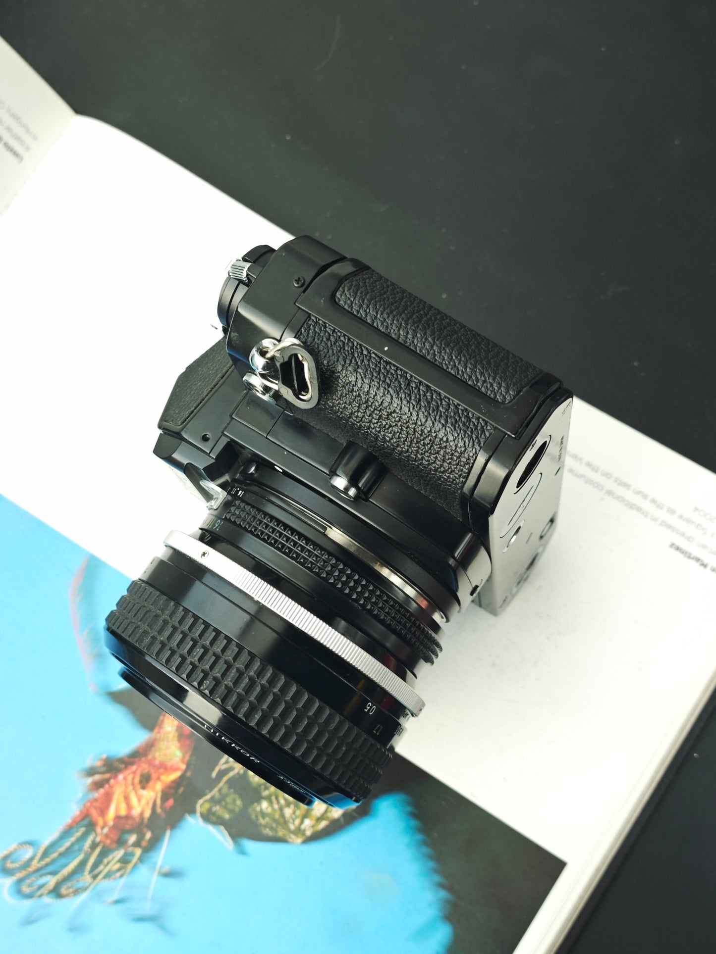 Nikon FM black with Nikkor 55mm F1.2 Ai