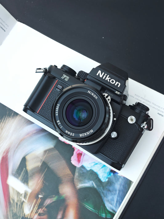 Nikon F3HP with Nikon Nikkor 35mm F2.8 Ai