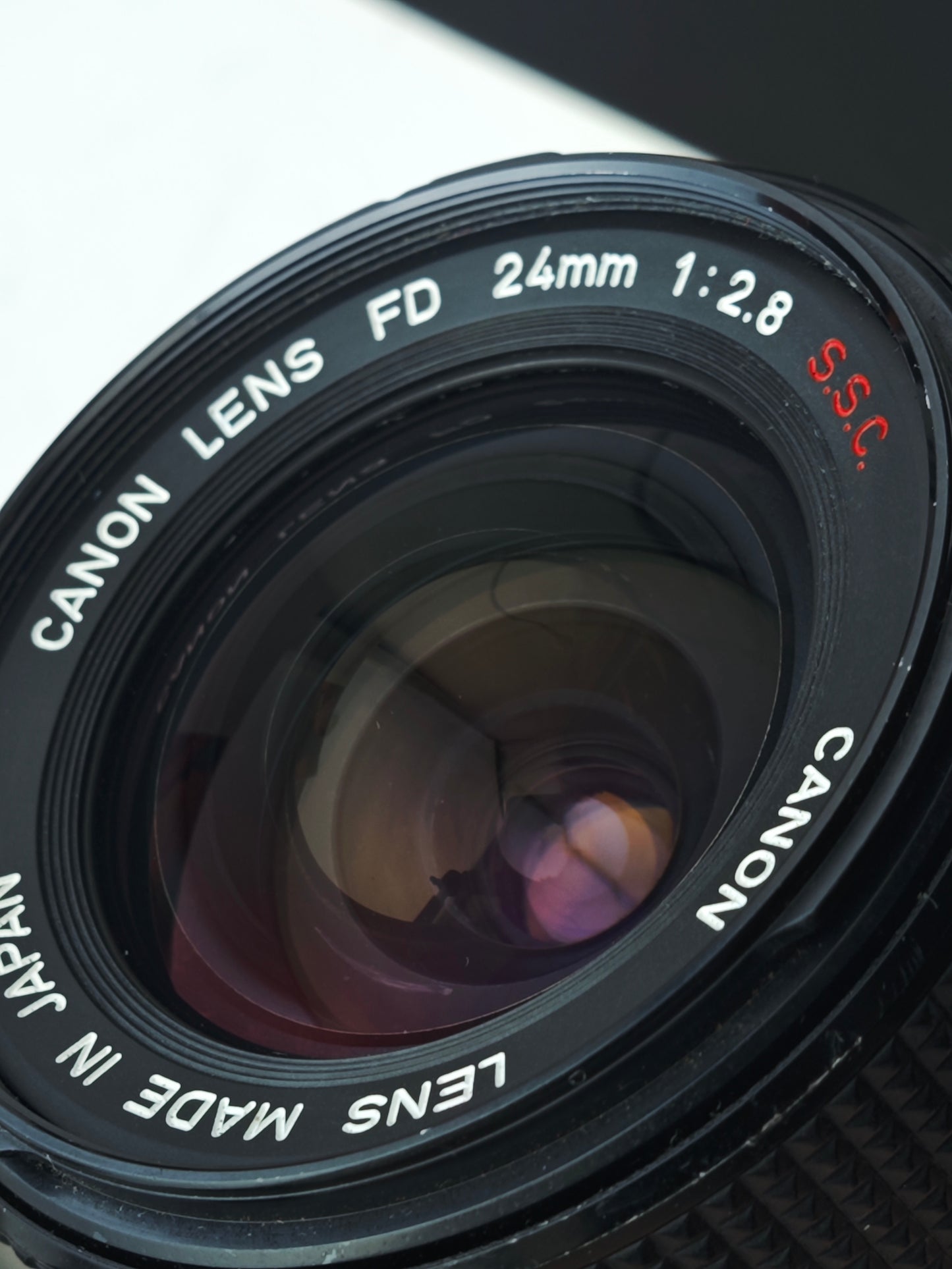Canon Lens FD 24mm F2.8 S.S.C. #40949