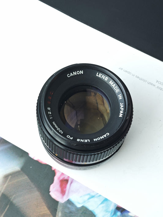 Canon Lens FD 100mm F2.8 S.S.C.