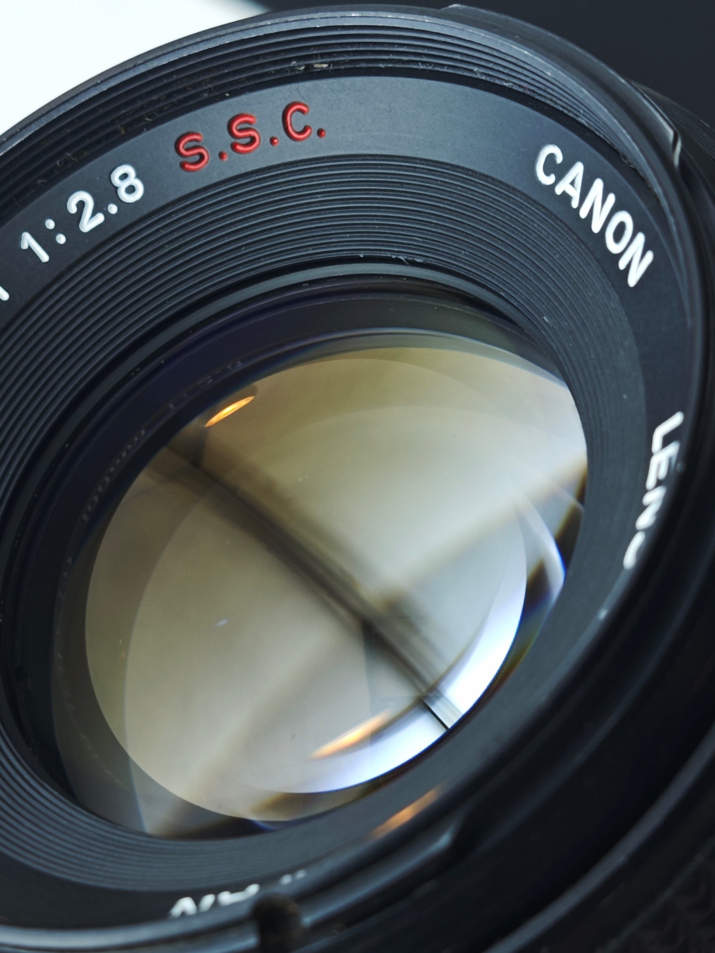 Canon Lens FD 100mm F2.8 S.S.C.
