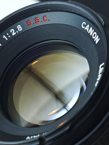 Canon Lens FD 100mm F2.8 S.S.C.