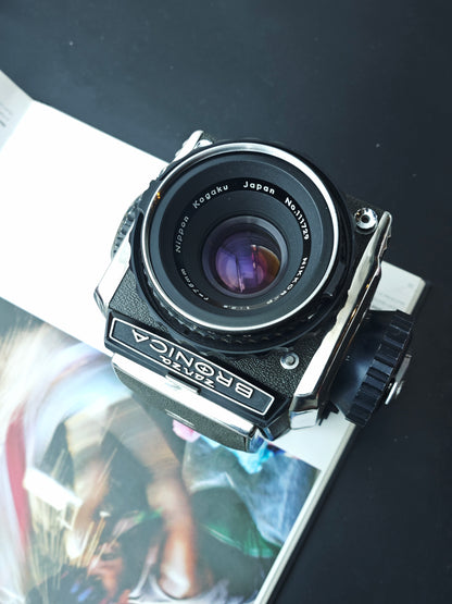 Zenza Bronica S2 with Nikkor-P 75mm F2.8