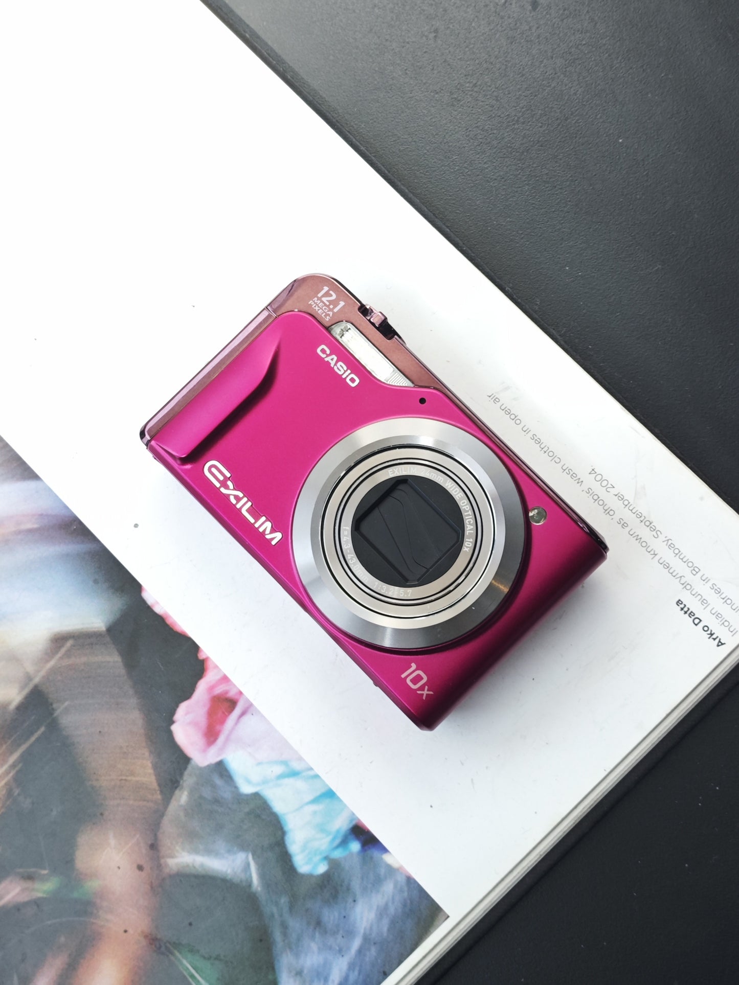 Used Casio EXILIM EX-H10 pink Digital Camera [No charger] #12026872A