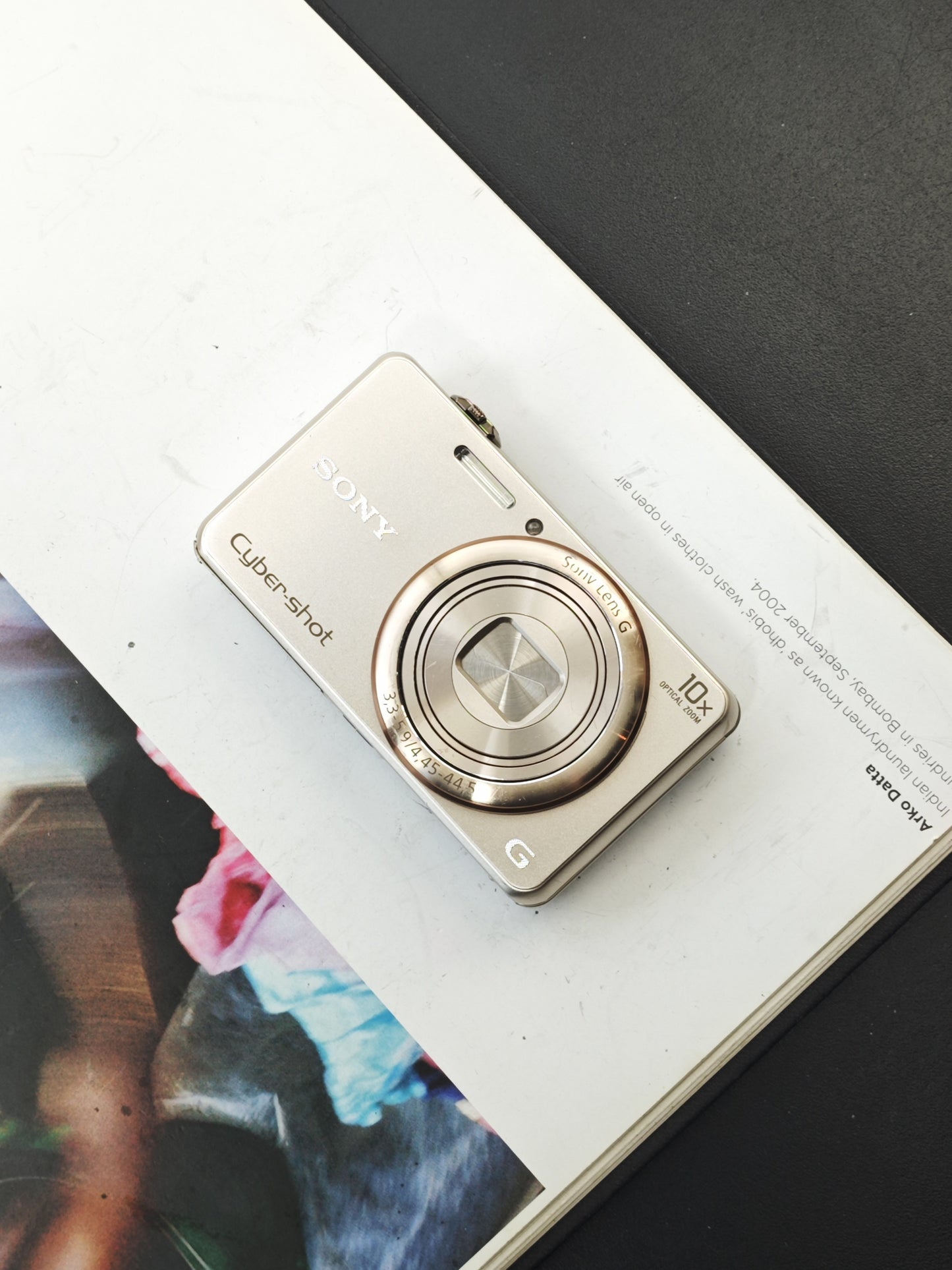 Used Sony Cyber Shot DSC-WX200 gold Digital Camera [JPN only, No charger]