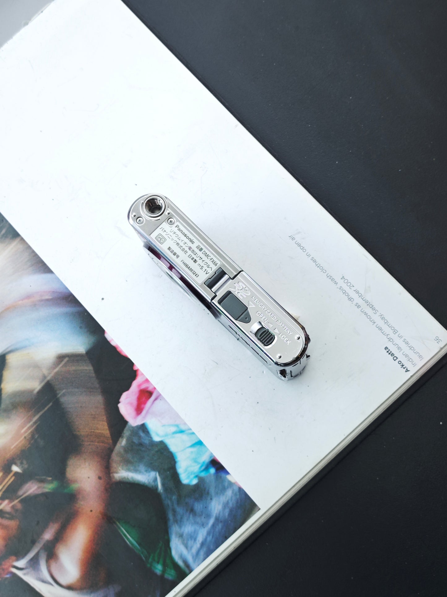 Used Panasonic Lumix DMC-FX66 purple Digital Camera [JPN only, No charger]