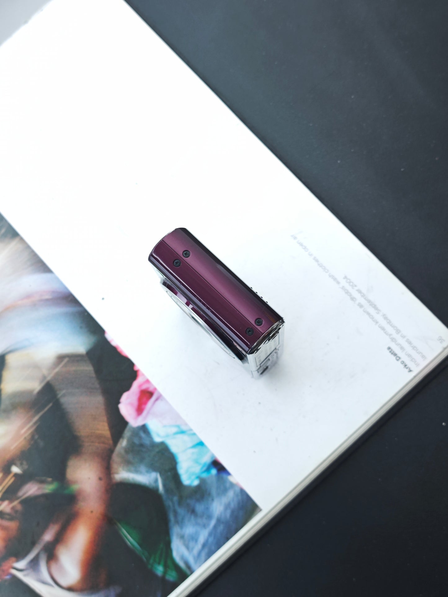 Used Panasonic Lumix DMC-FX66 purple Digital Camera [JPN only, No charger]