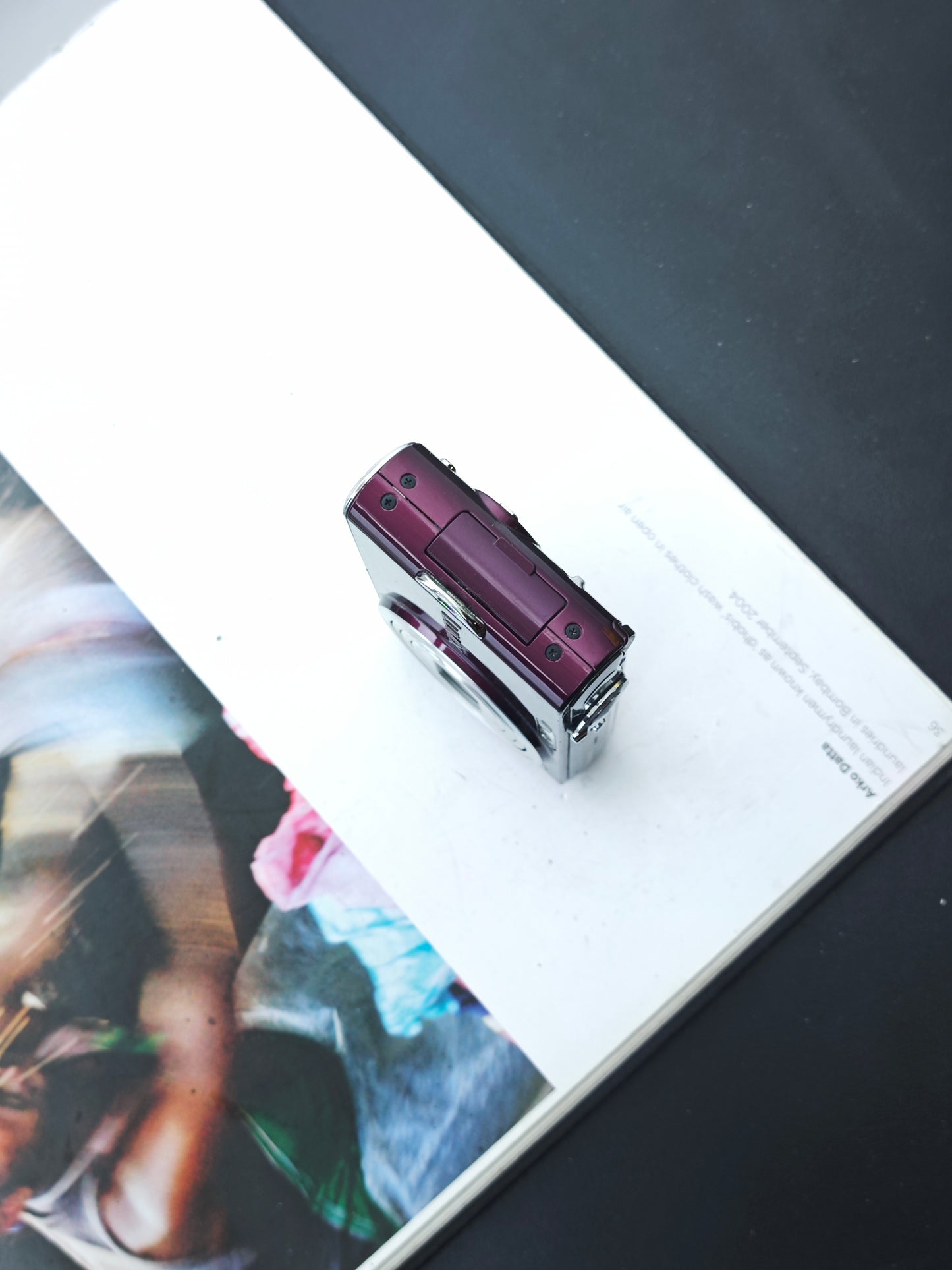 Used Panasonic Lumix DMC-FX66 purple Digital Camera [JPN only, No charger]