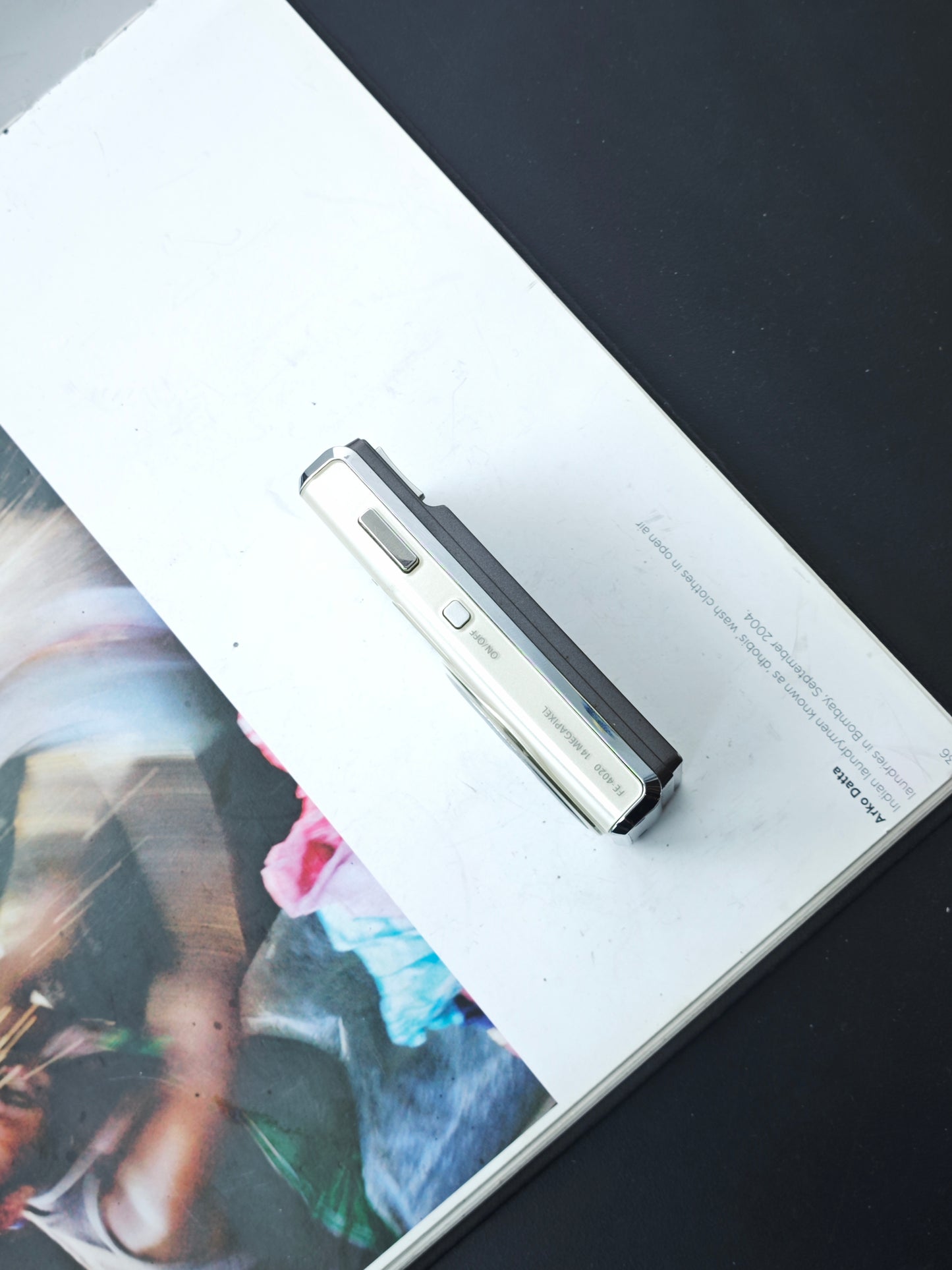 Used Olympus FE-4020 white Digital Camera [No charger]