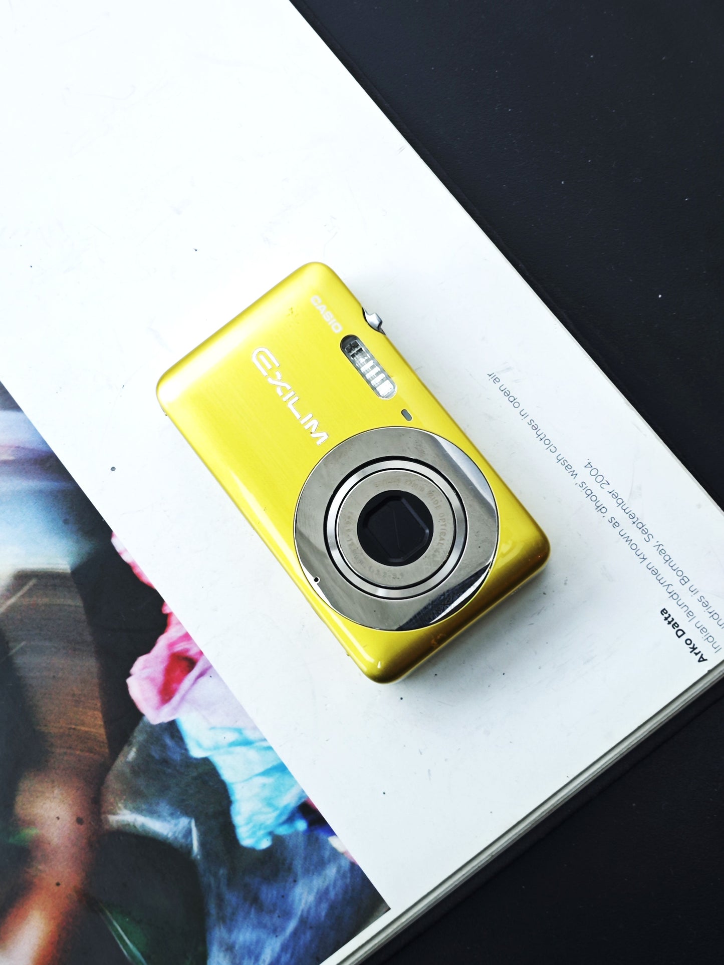Used Casio EXILIM EX-Z800 yellow Digital Camera [No charger]