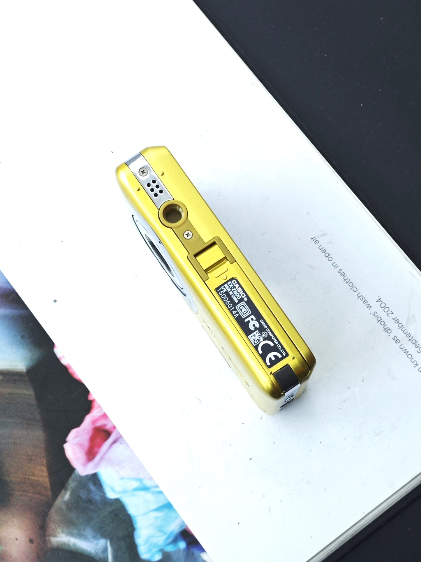 Used Casio EXILIM EX-Z800 yellow Digital Camera [No charger]