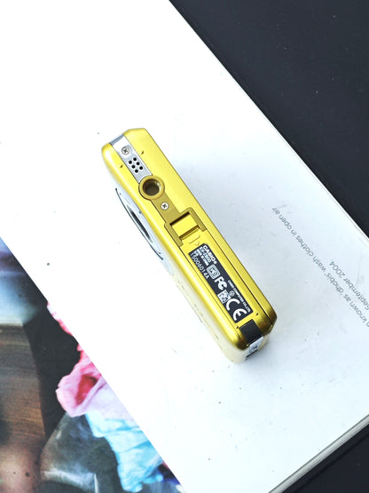 Used Casio EXILIM EX-Z800 yellow Digital Camera [No charger]