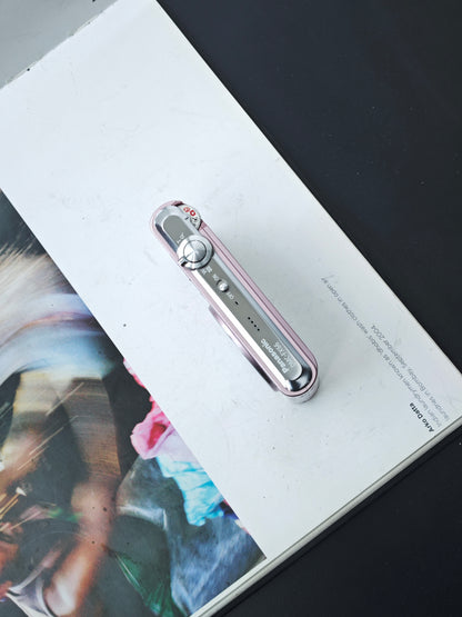 Used Panasonic Lumix DMC-FX66 pink Digital Camera [JPN only, No charger]