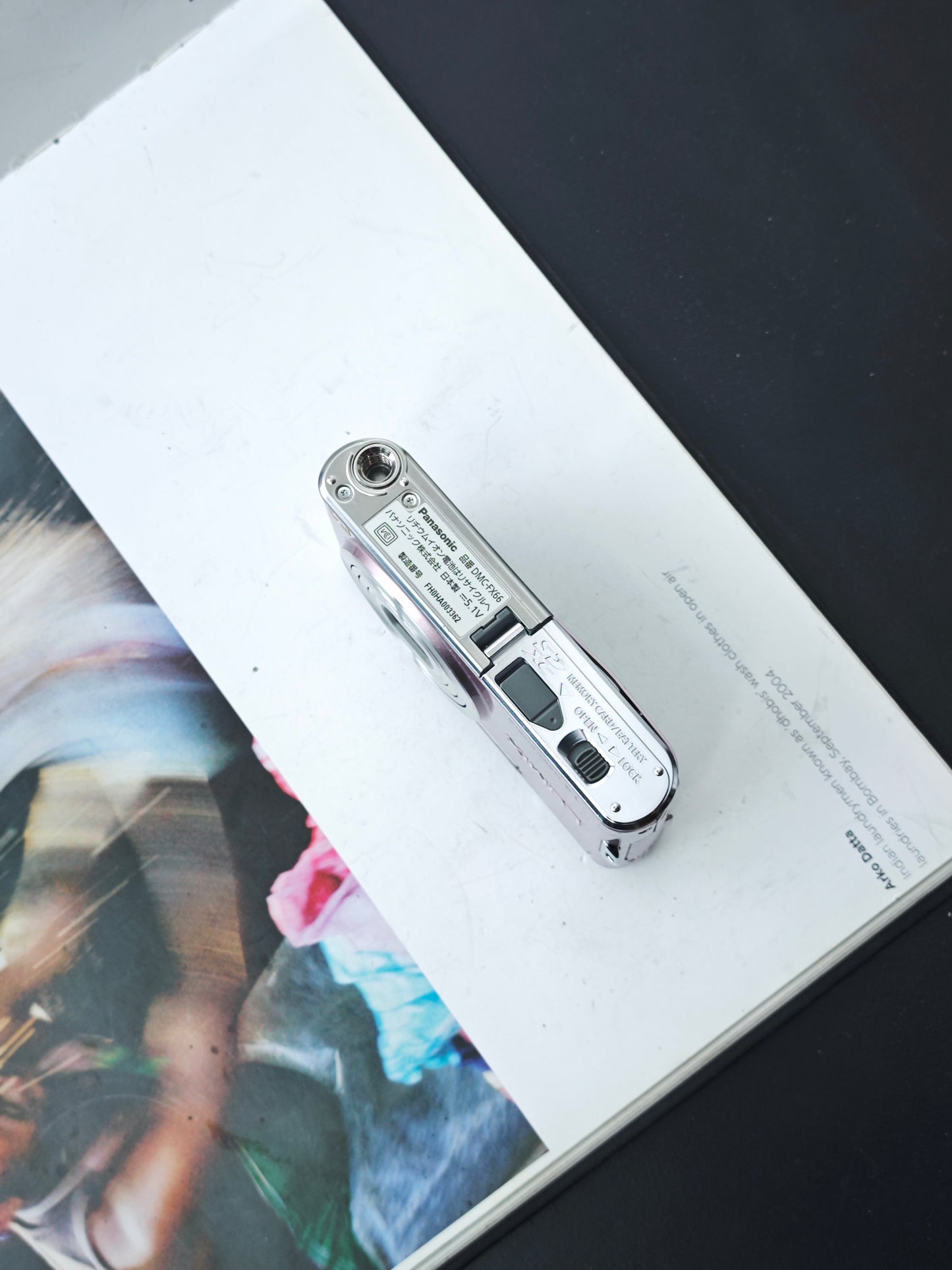 Used Panasonic Lumix DMC-FX66 pink Digital Camera [JPN only, No charger]