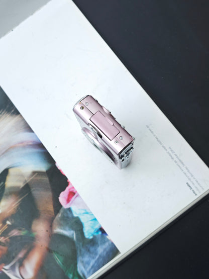 Used Panasonic Lumix DMC-FX66 pink Digital Camera [JPN only, No charger]