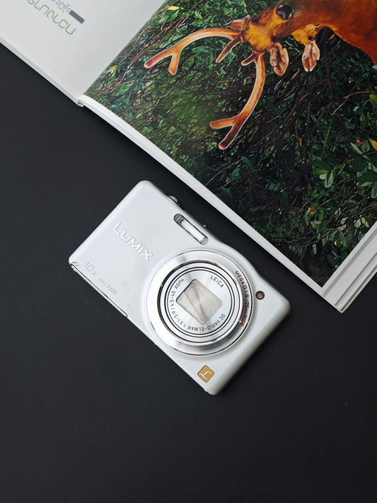 Used Panasonic Lumix DMC-SZ7 white Digital Camera [JPN only, No charger] #WS2FD002413