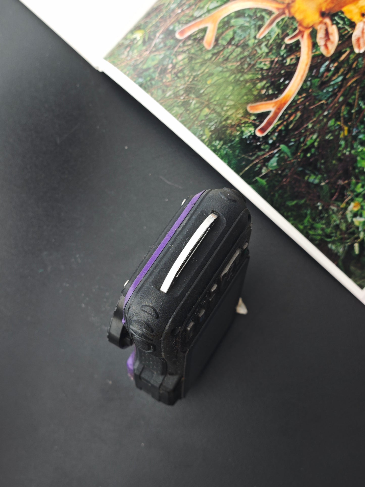 Used Pentax Optio WG-1 purple Digital Camera [No charger] #8215986