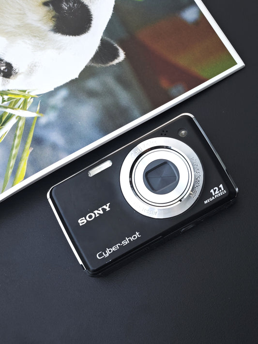 Used Sony Cyber-shot DSC-W220 blackk Digital Camera [JPN only, No charger]
