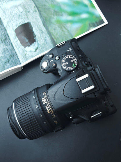 Used Nikon D5100 with Nikon AF-S Nikkor 18-55mm F3.5-5.6 G VR [with box]