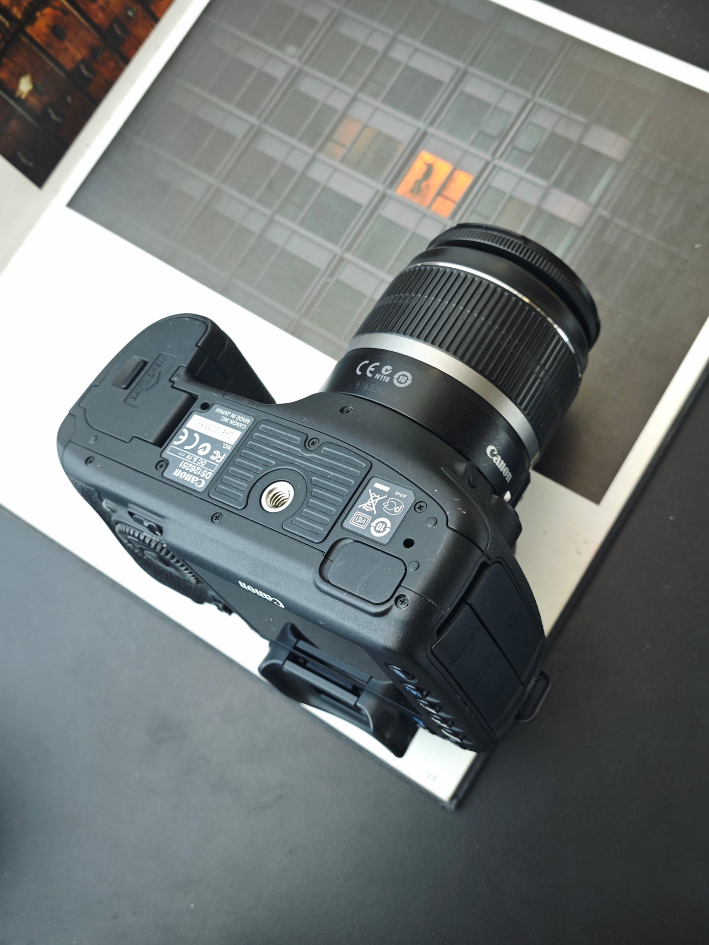 Used Canon EOS 7D with Double Zoom Kit body Digita Camera [No charger]