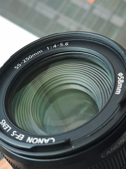 Used Canon EOS 7D with Double Zoom Kit body Digita Camera [No charger]