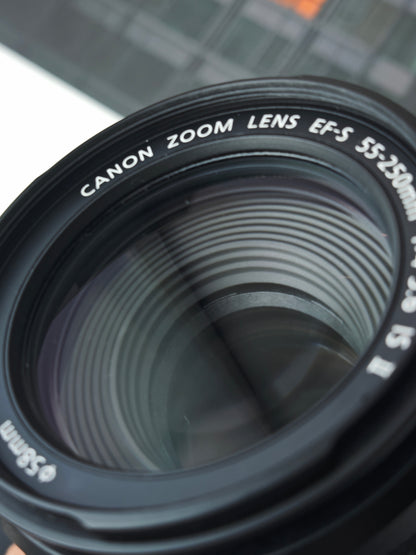 Used Canon EOS Kiss X5 with Double Zoom Kit Digital Camera [No charger]