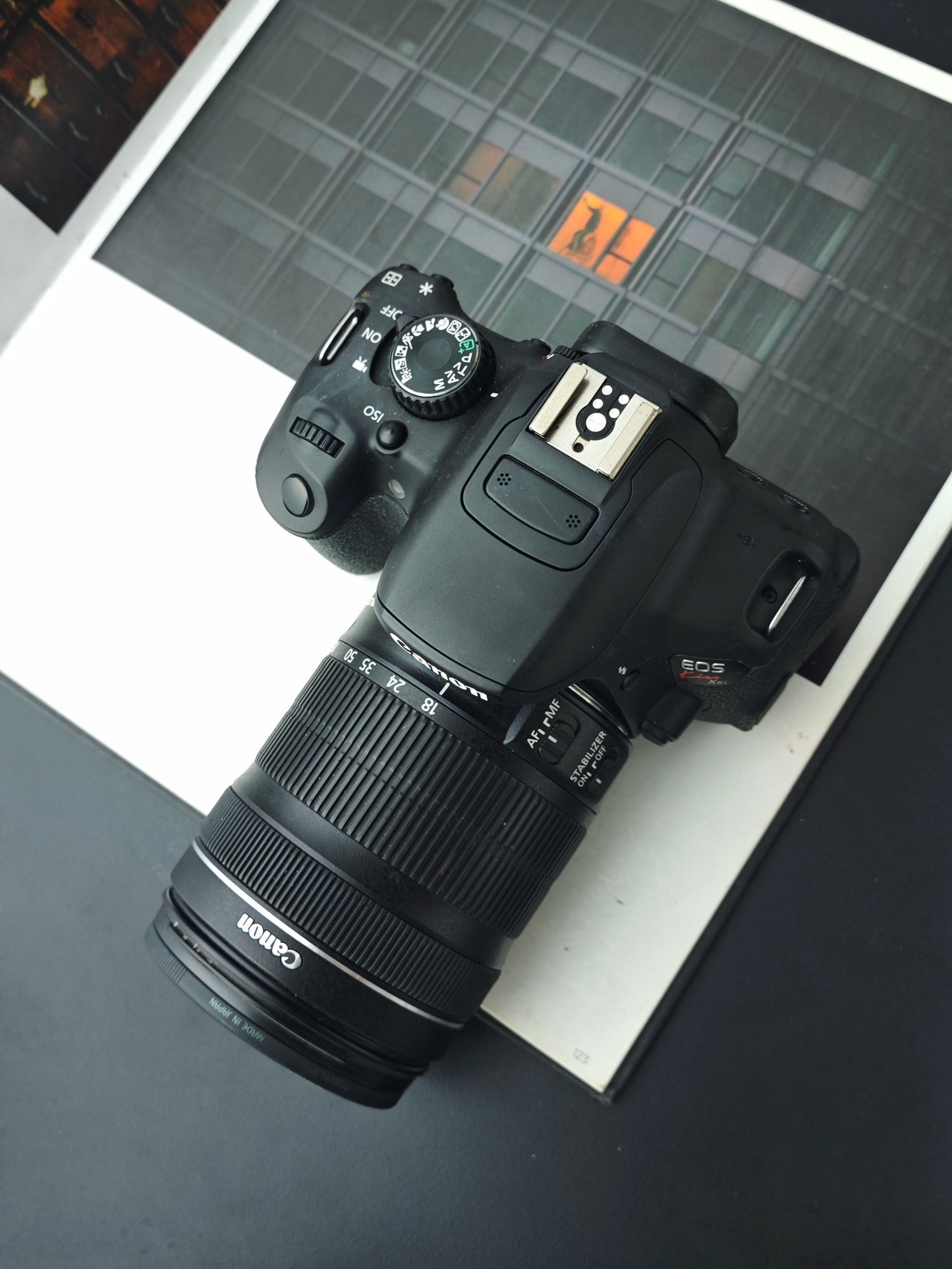 Used Canon EOS Kiss X6i with EF-S 18-135mm F3.5-5.6 IS STM [No charger]