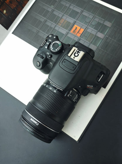 Used Canon EOS Kiss X6i with EF-S 18-135mm F3.5-5.6 IS STM [No charger]