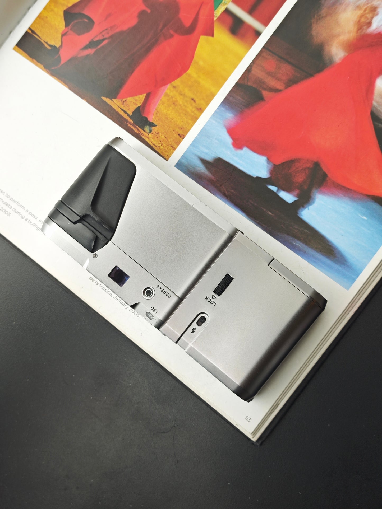 Contax T silver with T14 Auto Flash