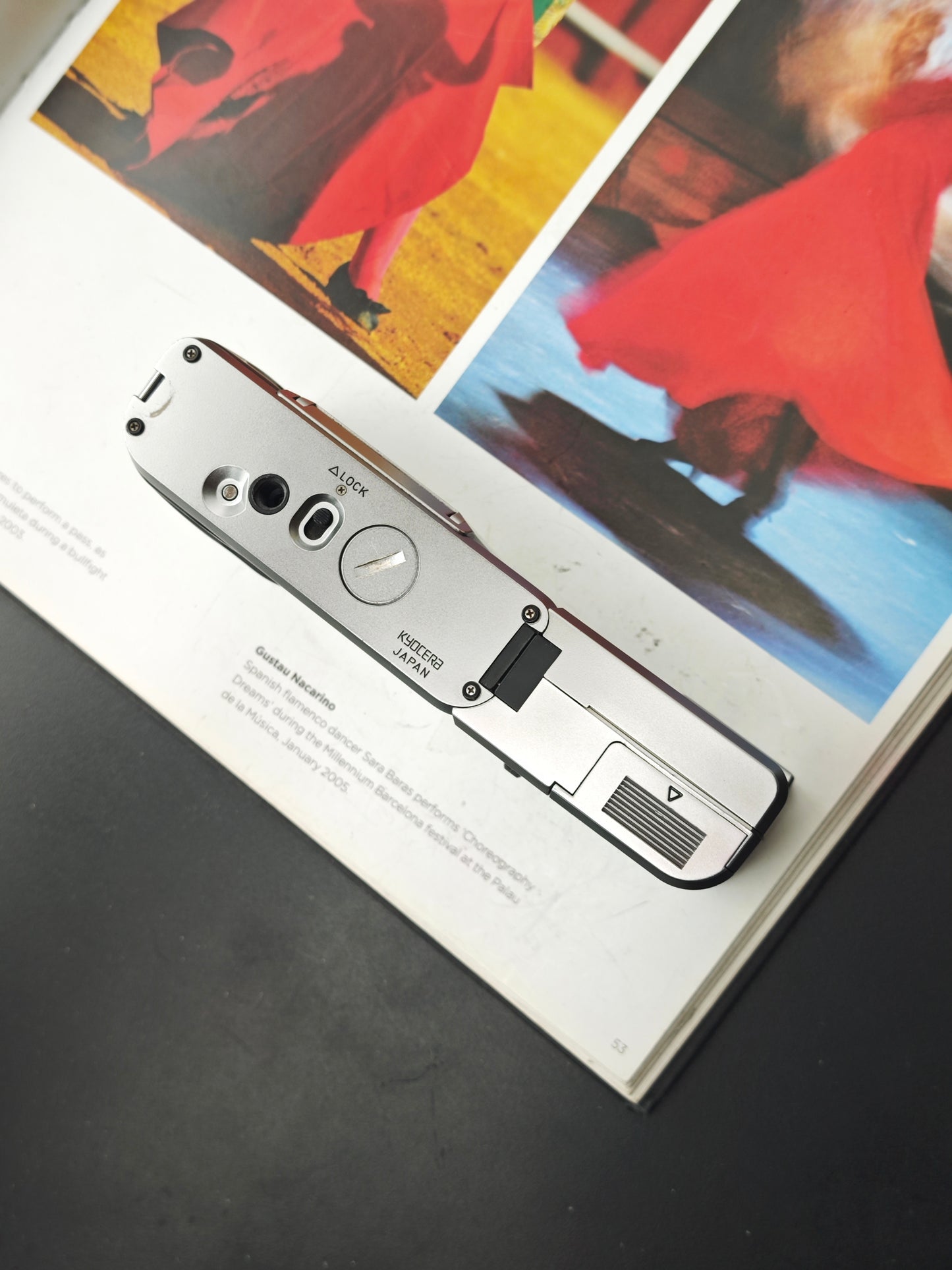 Contax T silver with T14 Auto Flash