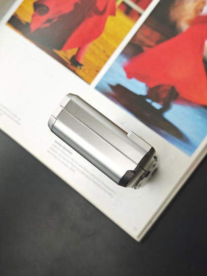 Contax T silver with T14 Auto Flash